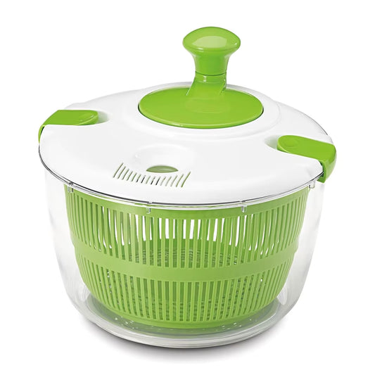 Effortlessly Wash and Dry Your Greens with the 5L Large Salad Spinner - Multi-Use Vegetable Washer and Drainer JT252